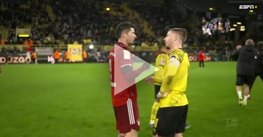 Lewy z Reusem po meczu BVB - Bayern! [VIDEO]